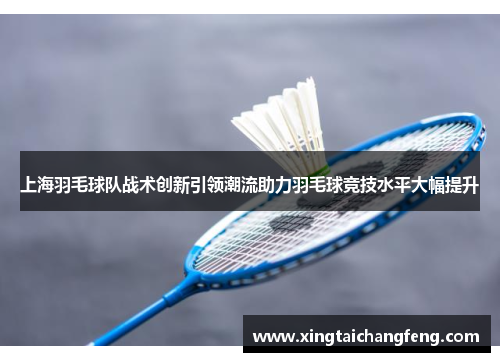 上海羽毛球队战术创新引领潮流助力羽毛球竞技水平大幅提升